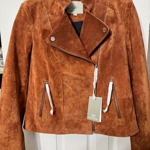 Soia & Kyo Brown Suede Jacket